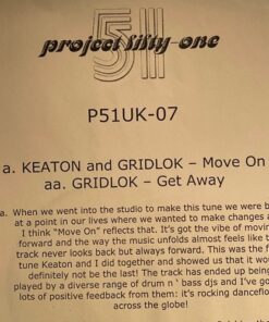 Move On - Keaton & Gridlok (Test Press)